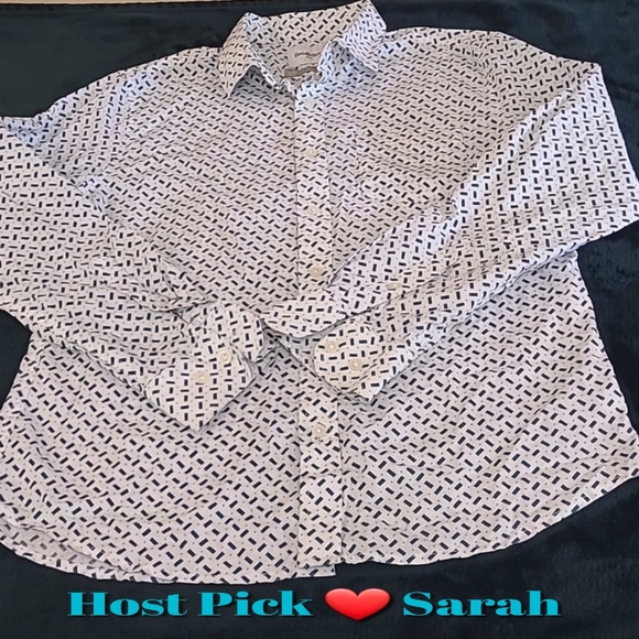 WAS  $40  Goodfellow & Co Gingham Button Up Long Sleeve Shirt Mens Size M - Picture 2 of 10
